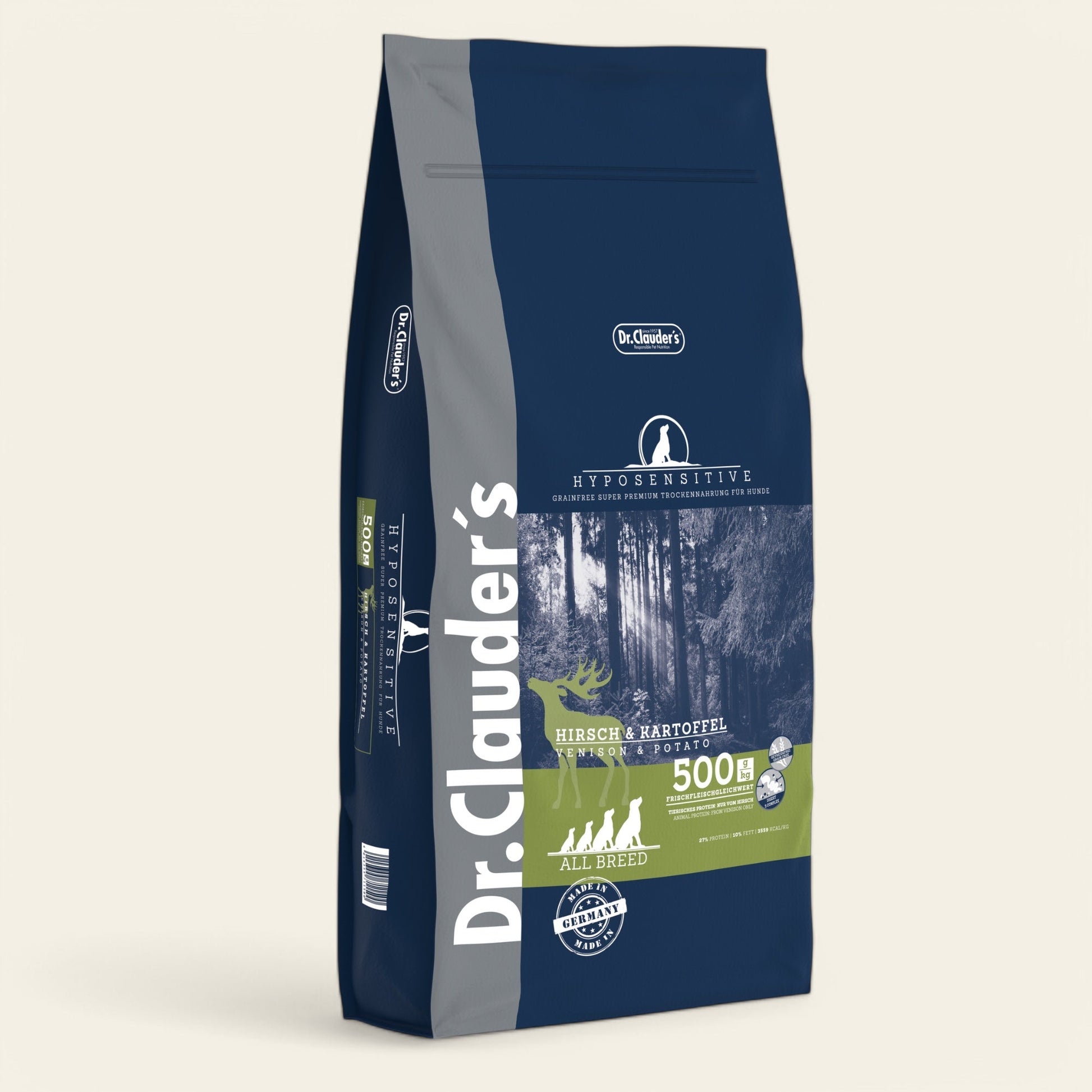 Hypoallergenic Hjort och Potatis 11.5 kg storpack